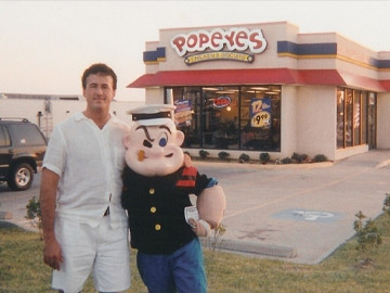 Al Copeland with Popeye