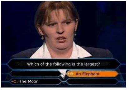 Millionaire contestant