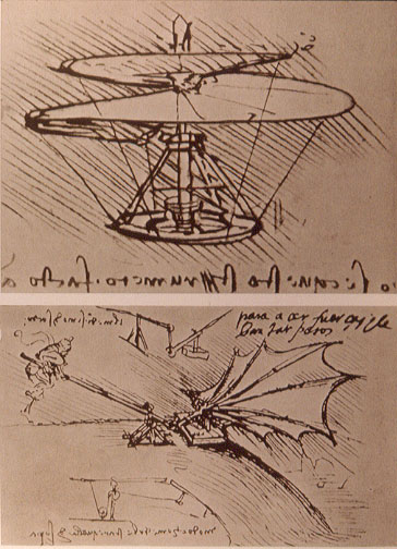 Da Vinci helicopter