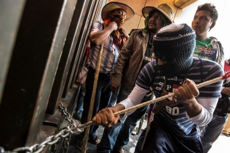 WSJ striking teachers in Mexico