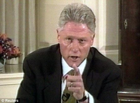 Bill wagging finger